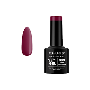 TRAJNI LAK, SEMIGEL, ELIXIR DARK RASPBERRY #880